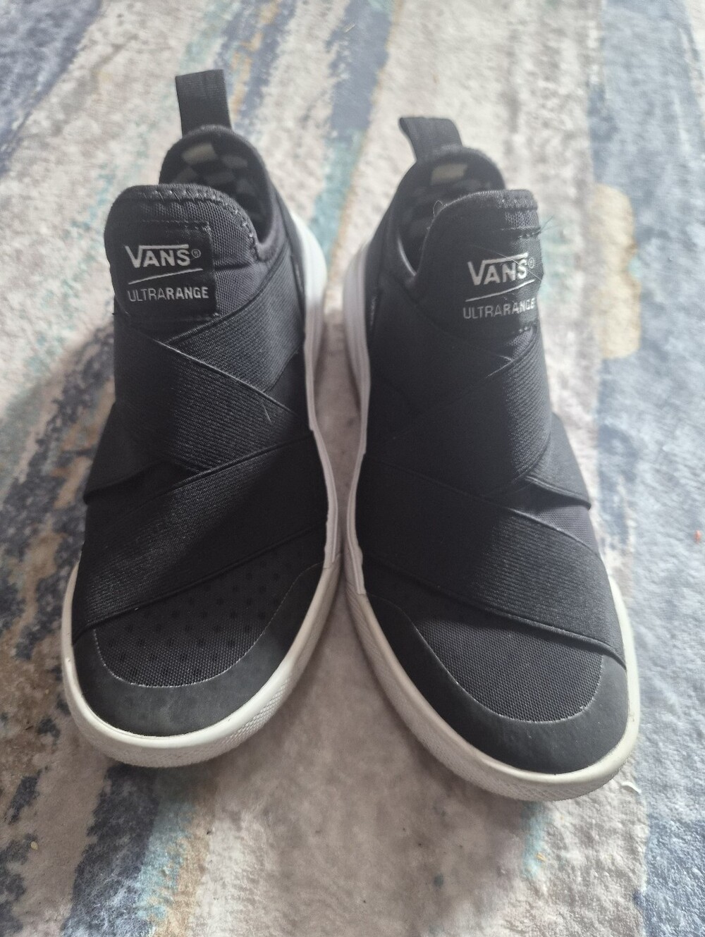 Vans UltraRange Gore Athletic Slip-On Black Mesh Shoes UltraCush
